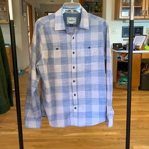 Cotton plaid men’s shirt